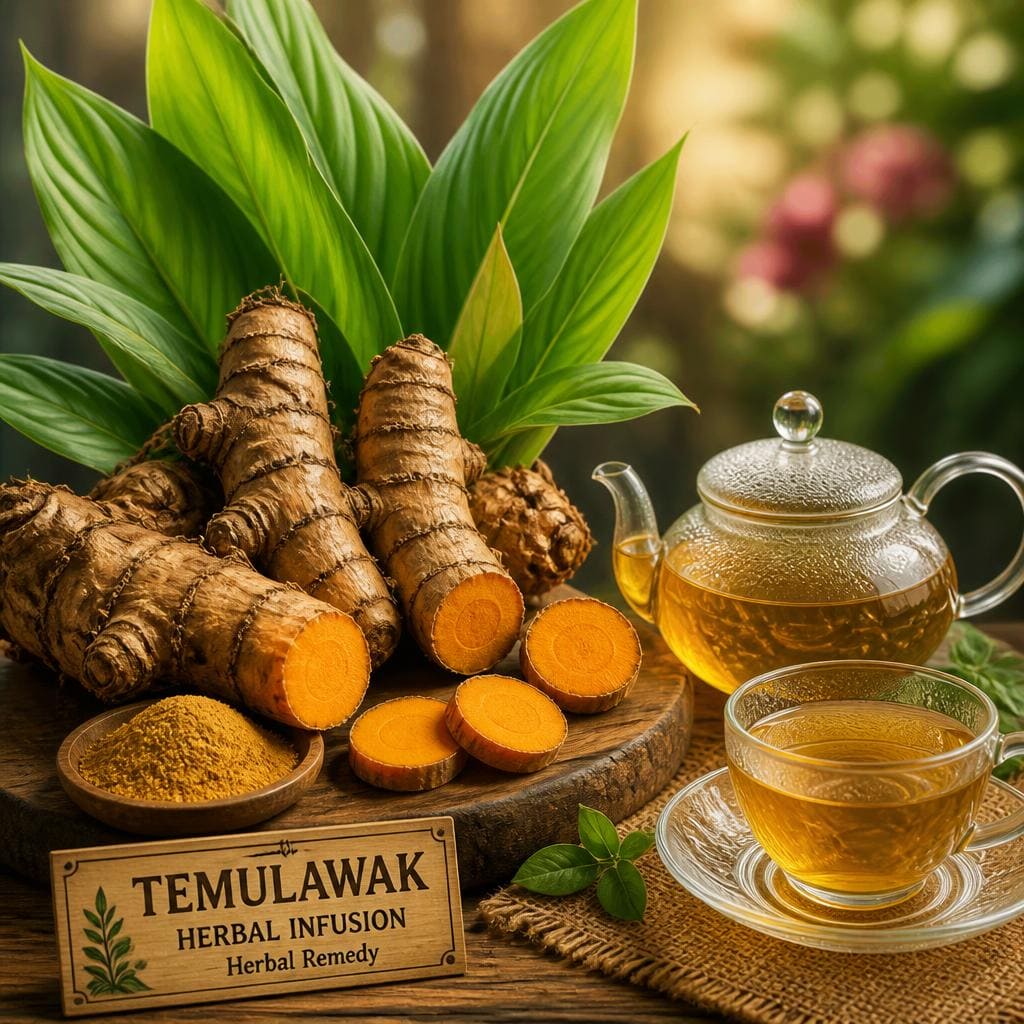 Herbal Remedy Temulawak Te Sate dengan racikan herbal khas dan rasa segar hangat